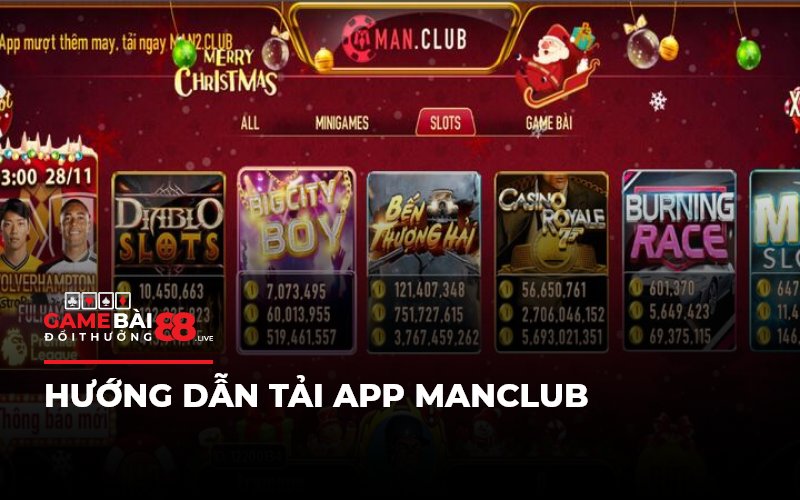 Hướng dẫn tải app Manclub
